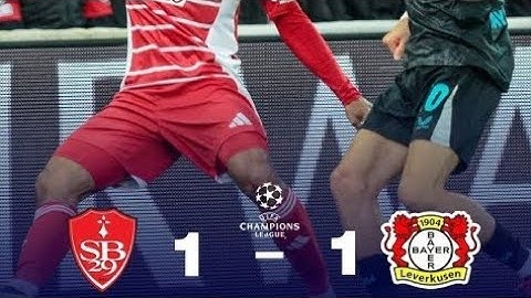 Brest vs Leverkusen 1-1 Highlights Goals | UEFA Champions League 2024/25