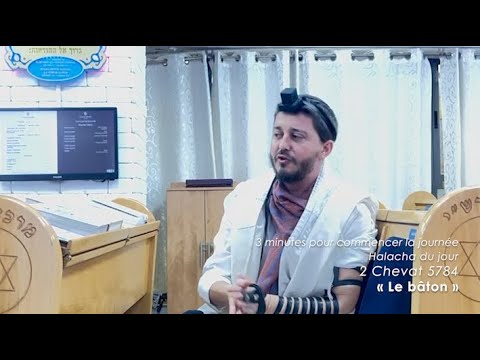 3MN DE TORAH POUR COMMENCER LA JOURNÉE - LE BATON