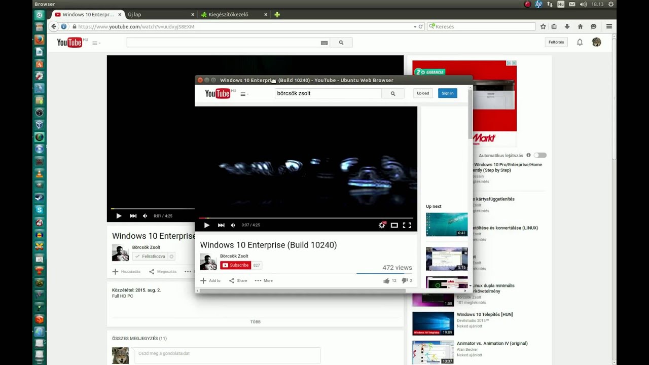 a megtekintési videó hibái