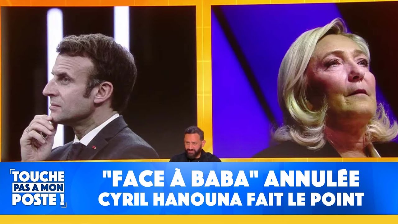 Face  Baba annule  Cyril Hanouna fait le point