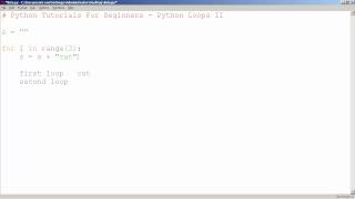 Python Tutorials for Beginners - Python For Loops 2