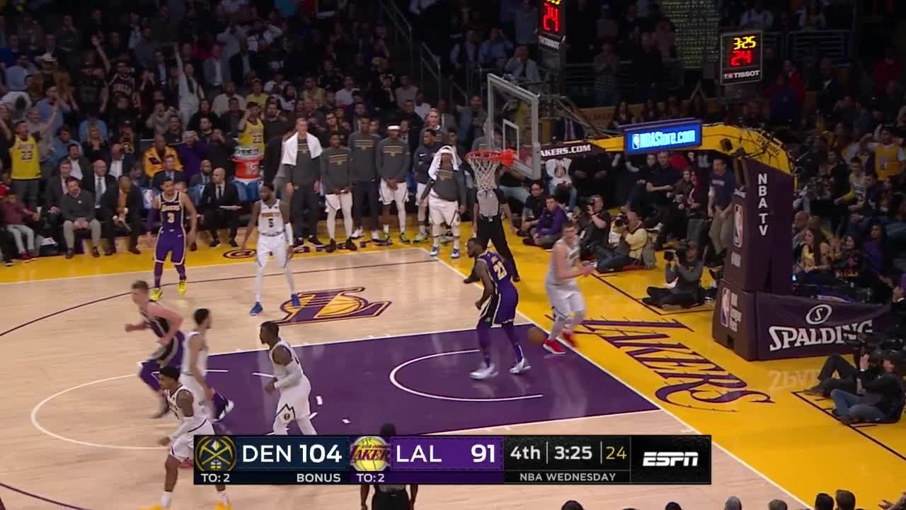 4th Quarter One Box Video Los Angeles Lakers Vs Denver Nuggets Youtube