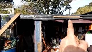 Dave's Allotment. Shed Build Day 3. Progress.