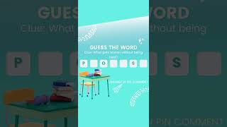 Test Your English Vocabulary with This Guess the Word Game: How Good Are You at Finding Clues?