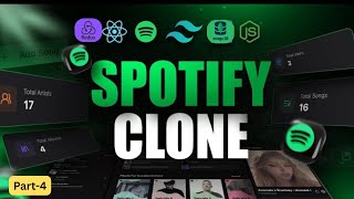 Part-4 | MERN Stack Spotify Clone Production Level Project with Tailwind and Redux Toolkit. 
