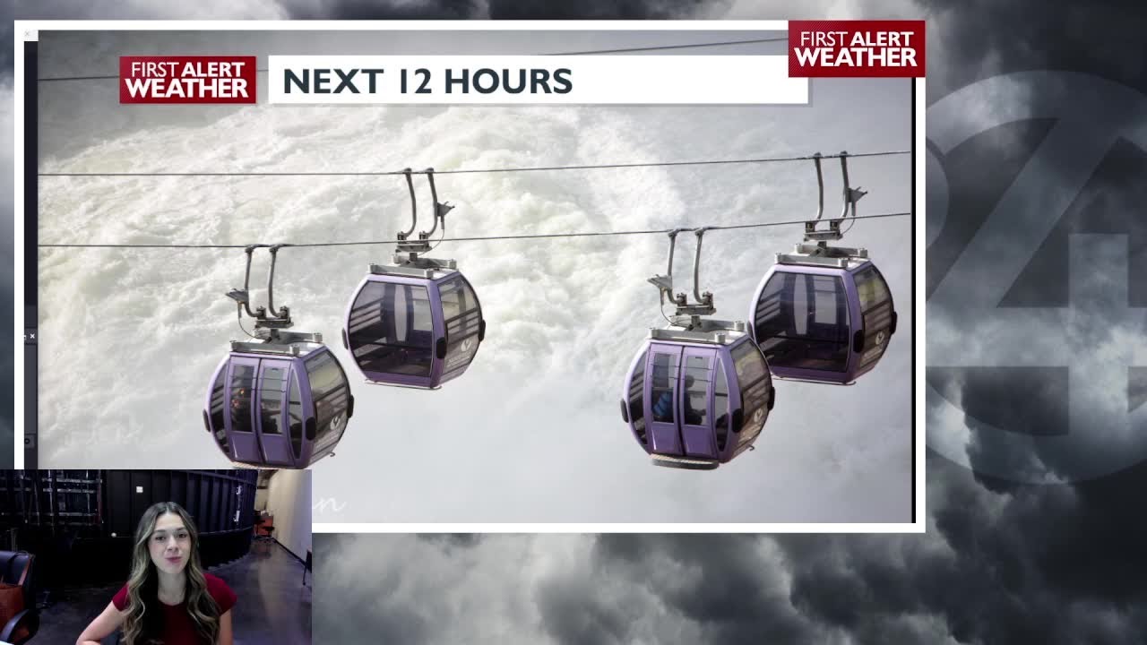 Rain moving in Monday afternoon - YouTube