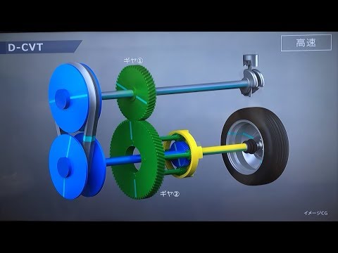 ダイハツ DNGAの新技術「D-CVT」の解説動画