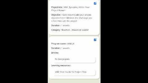 Steps for uploading VAM Project on DIKSHA