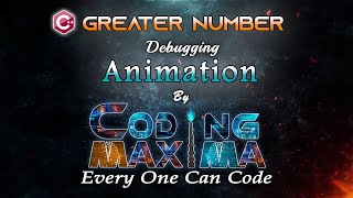 Cpp Greater Number Program | Cpp programming | Coding Maxima | coding animations