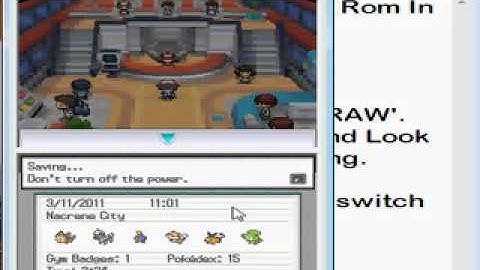 Pokemon Black (U) No$GBA Fix