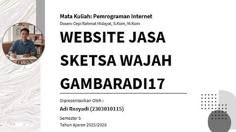 Presentasi dan Pemaparan Proyek UTS Pemrograman Internet