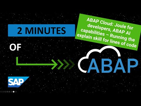 ABAP Cloud: Joule
