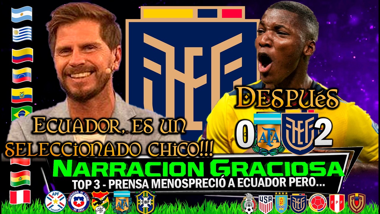 Top 3 Menospreciaron a ECUADOR y terminaron HUMILLADOS 🔥 REACCIONES INCREIBLES 🏆 Narración graciosa