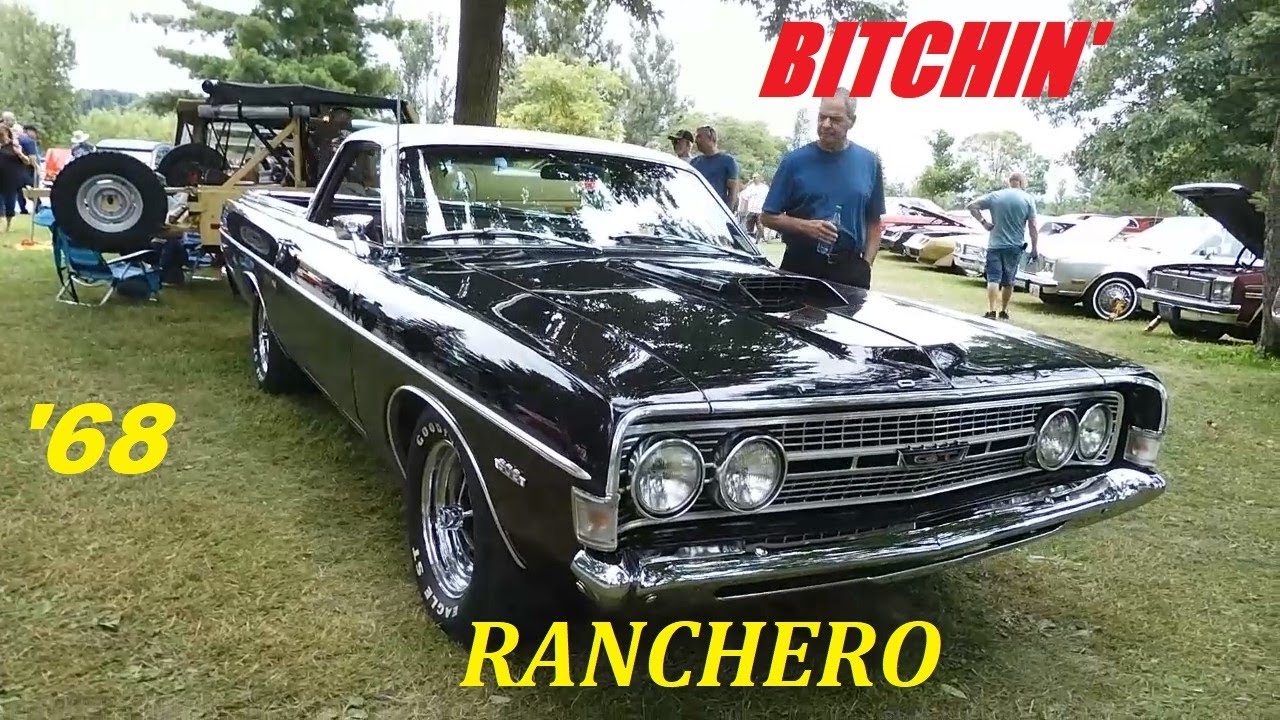 7 29 23 BITCHIN '68 FORD RANCHERO SEEN AT GRANBY QUEBEC SHOW - YouTube