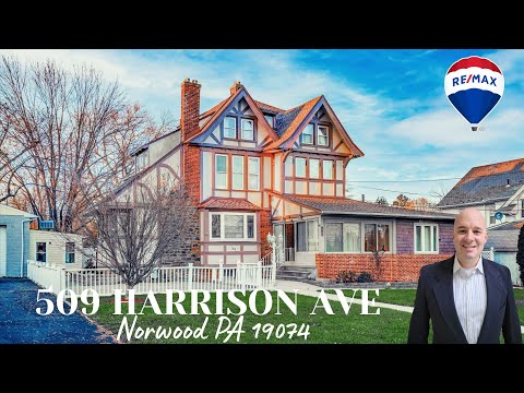 509 Harrison Ave, Norwood, PA home video tour