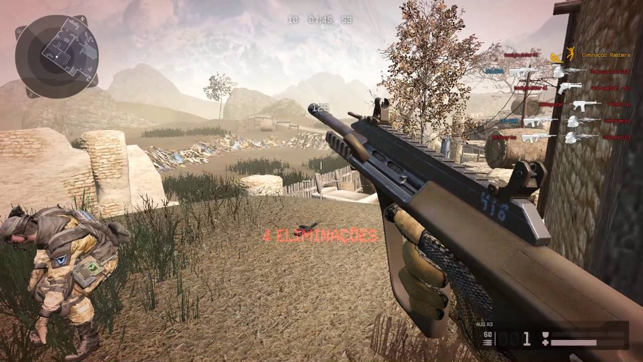Jogando Warface  2016