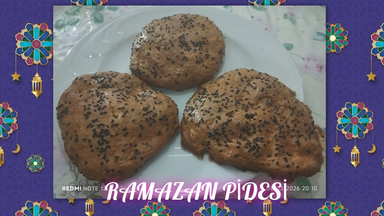DİYETE UYGUN RAMAZAN PİDESİ YAPTIM 👌❤🤩