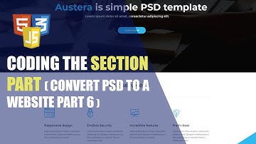 Coding the services section part ( HTML / CSS ) - convert PSD to a live website (beginners)
