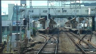 前方展望 2018.10.06 阪急 京都線 西向日駅～長岡天神駅間 5300系 5302F 準急 梅田 行き 阪急電鉄 阪急電車