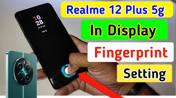 Realme 12 plus 5g display fingerprint setting/Realme 12 fingerprint screen lock/fingerprint sensor