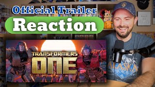 Transformers One | Official Trailer Reaction | Origin of Megatron and Optimus!
