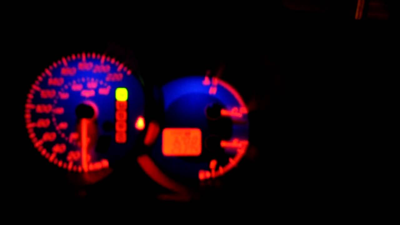 2009 Mazda3 Gauges Night Time Illumination Youtube