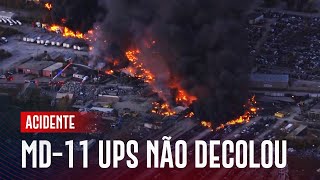 MD-11 Da UPS se acidentou na decolagem de Louisville #LiveExtra