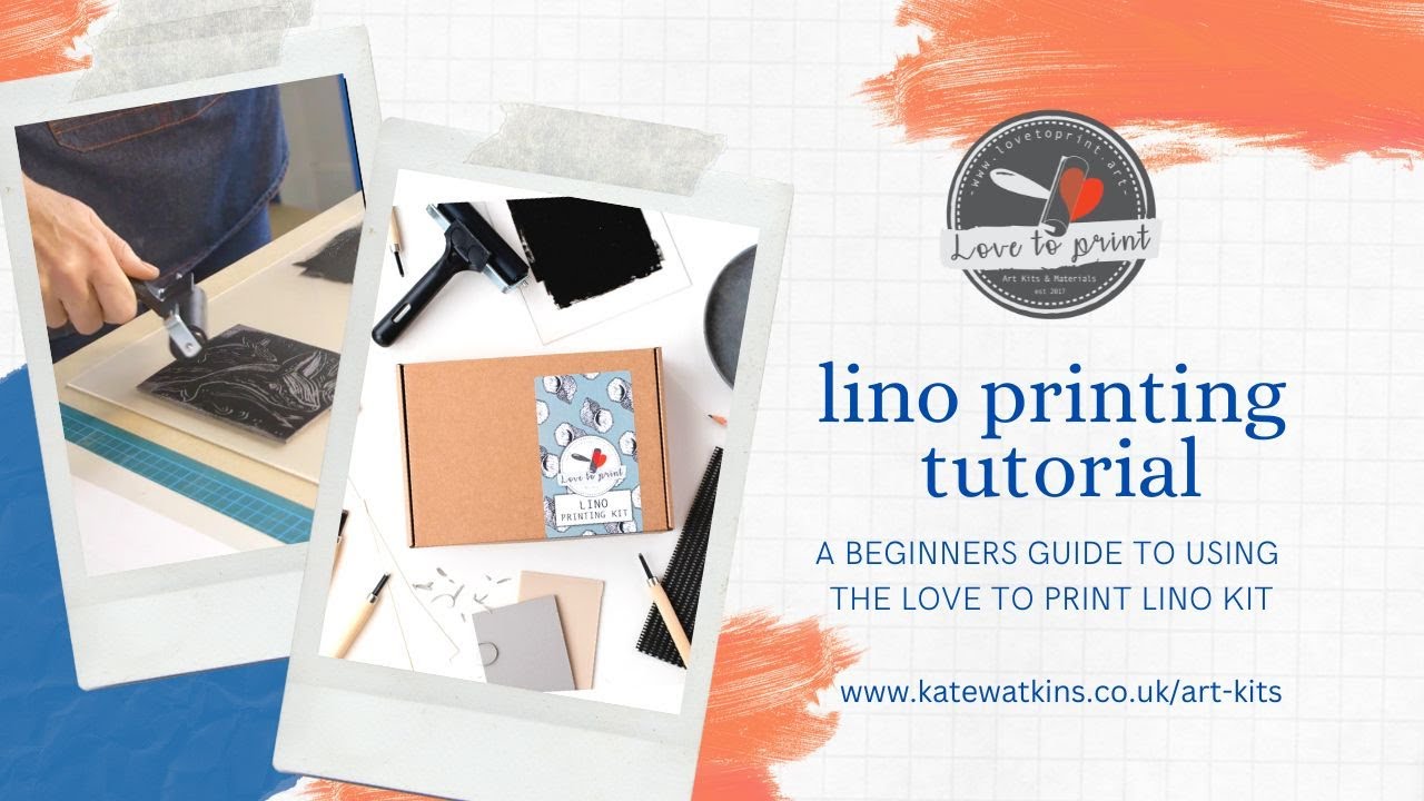 Beginners lino print tutorial with Kate Watkins 