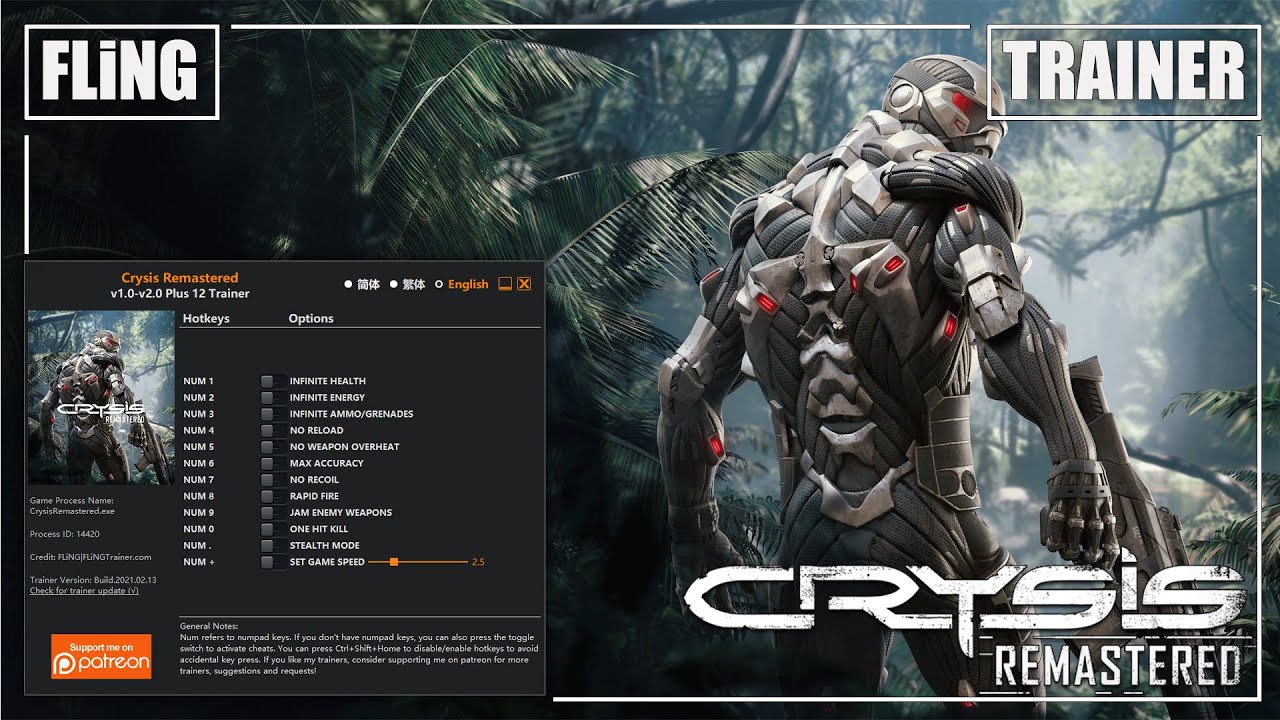 Crysis trainer