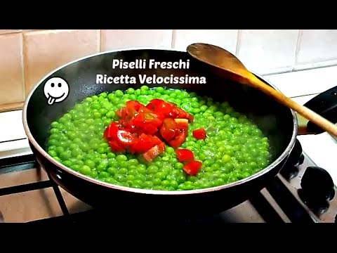 Piselli Freschi pronti in pochi minuti