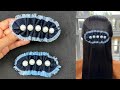 DIY Beautiful  Hair Clip from Old Jeans. Easy way make Hair Clip.