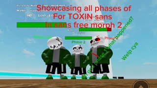 Showing TOXIN sans in sans free morph 2 all three phases also 20 sub special