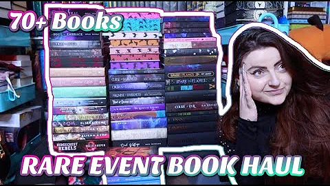 ✨BIG RARE BOOK HAUL (70+ Books, Pt 2. Signing Exclusives, Author Experiences & More!)✨