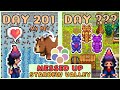 I played 300 days of messed up stardew valley   archipelago randomizer mod full 3rd year 
