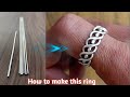 Twisted rope style ringsilver ring makingjewelry making