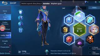 How to obtain a new hero from the lucky spin in Mobile Legend