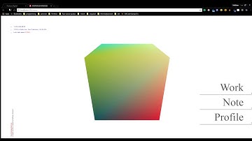 WebGL Cube