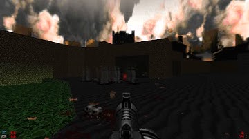 Brutal Doom V19 - Doom II: Hell on Earth - Map16: Suburbs