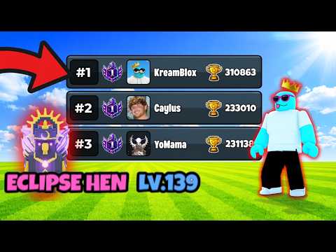 going for #1 Leaderboard in GROW A CHICKEN FIGHTER!