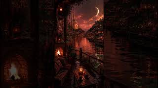 Rain &amp; Fireplace Sounds 🔥🌧️ Cozy Night Ambience for Sleep #aesthetic #fyp