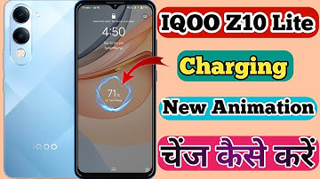 How To Change Charging Animation In IQOO Z10 lite 5g // IQOO Z10 lite 5g Charging Animation Setting
