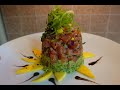 Mango Tuna Tartare/Tuna fresca con mango riquisima con un toque especial!