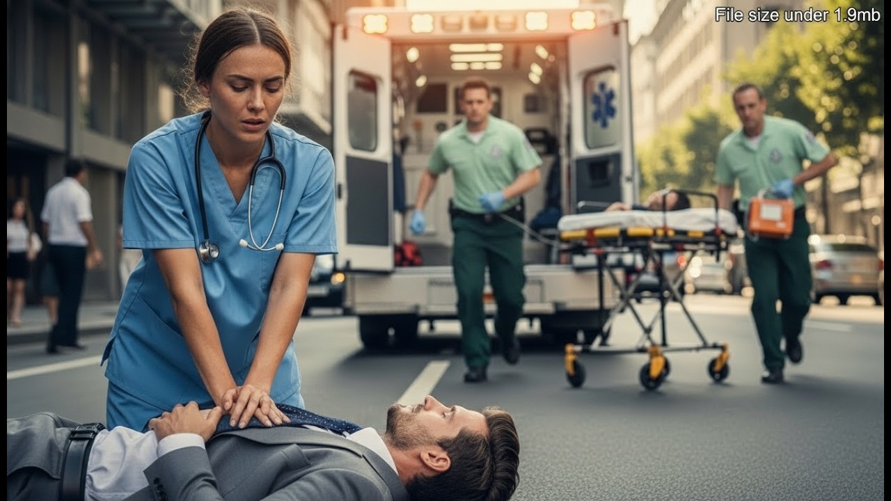 Enfermeira Viúva Passa 40 Minutos Tentando Reanimar um Milionário — Quando Ele Desperta, Suas