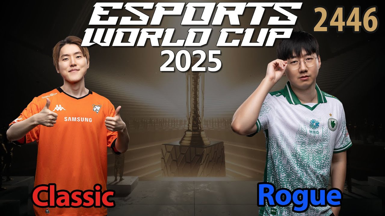 Spitzenspiel - 🇰🇷 Classic (P) vs 🇰🇷 Rogue (Z) - Esports World Cup 2025 - StarCcraft 2 - 2446