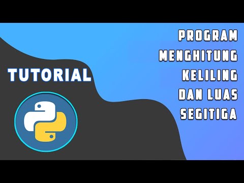 Program Menghitung Luas dan Keliling Segitiga di Python