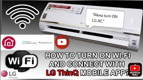 LG AC 2023 Wi-Fi 📶 Connection with ThinQ Mobile App #lg wifi AC Model 2023 #Lgthinq