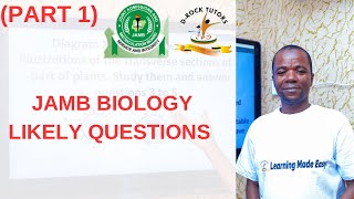 JAMB 2024 POSSIBLE QUESTIONS IN BIOLOGY screenshot 4