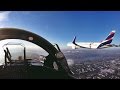 Caças F-5 escoltando avião comercial #VisãoDoPiloto - HD