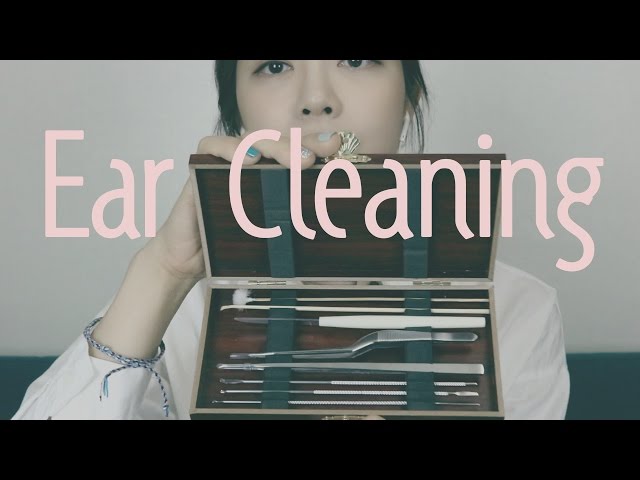 👂ASMR many ear cleaning tool shop | Ear Cleaning Massage Roleplay Binaural