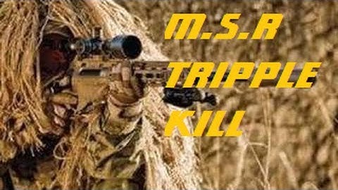 MW3 INSANE MSR TRIPLE KILL NO SCOPE !